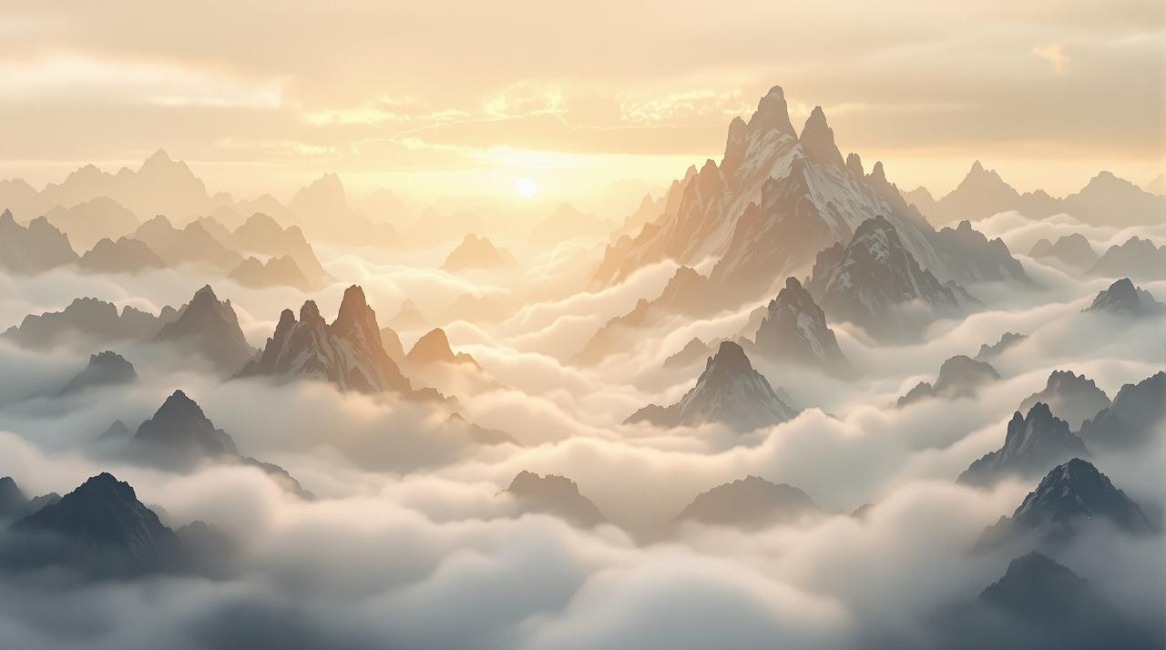 动漫岛武侠意境背景 动漫岛 - 归隐山林的侠者之所,群山之巅的武侠意境